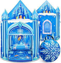 Mnagant Princess Play Tent exterior in ice castle design for indoor/outdoor fun.