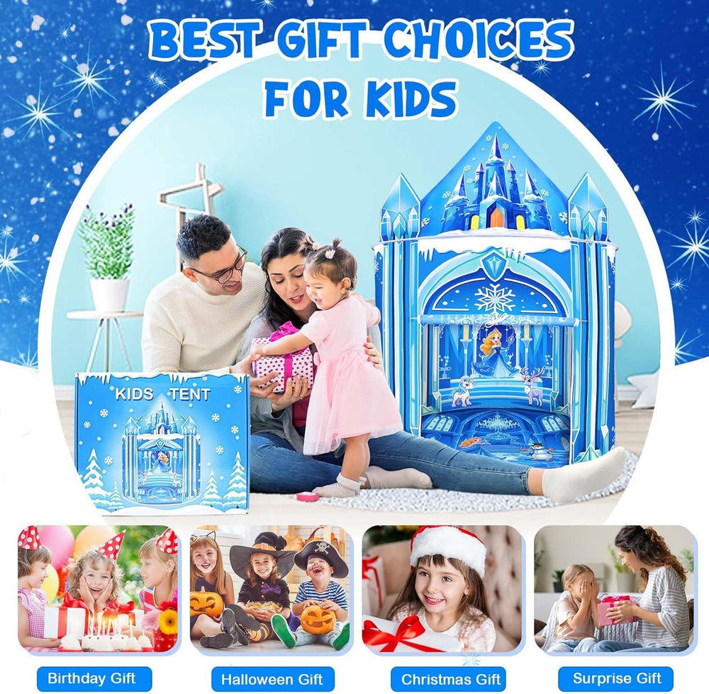 Mnagant Princess Play Tent supports travel and outdoor adventures.