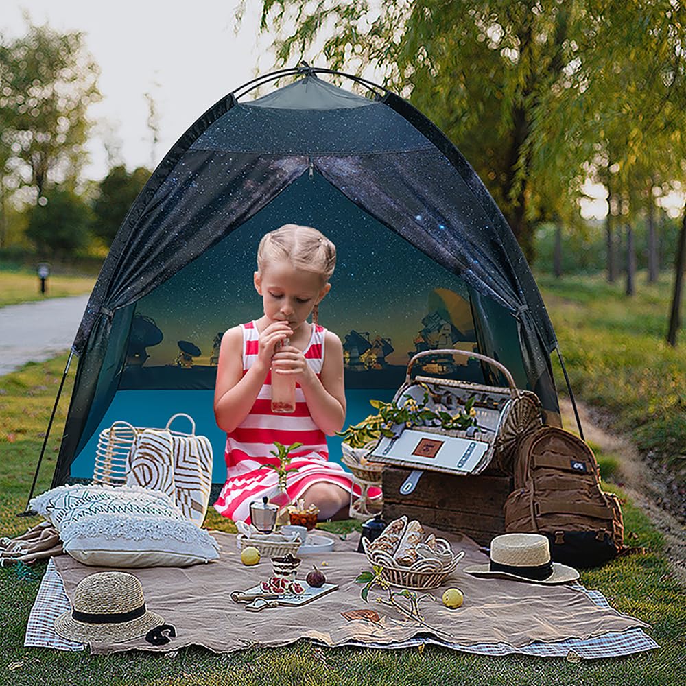 Mnagant Roomy 47-inch tent supports multiple kids and toys.