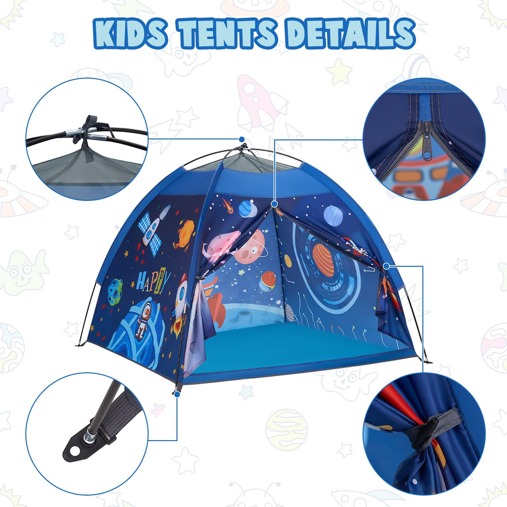 Mnagant Space World Play Tent includes convenient carry bag for storage.