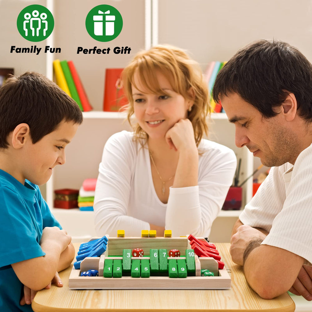 MNYUN Shut The Box portable design for family game night anywhere