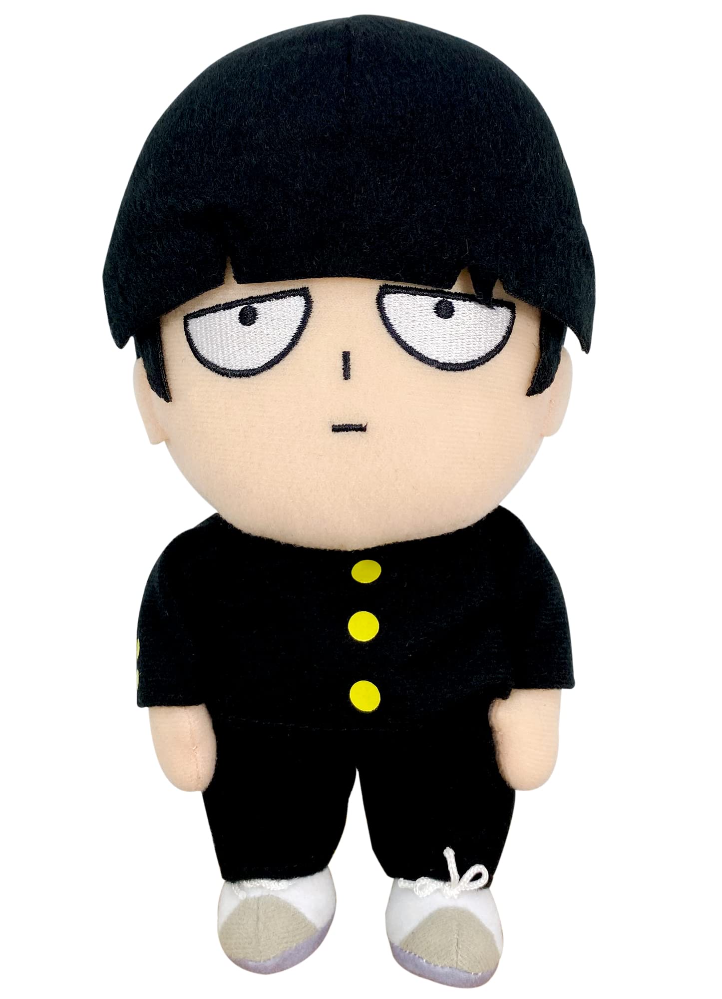 Mob Psycho 100 Mob Plush front view, soft and cuddly collectible