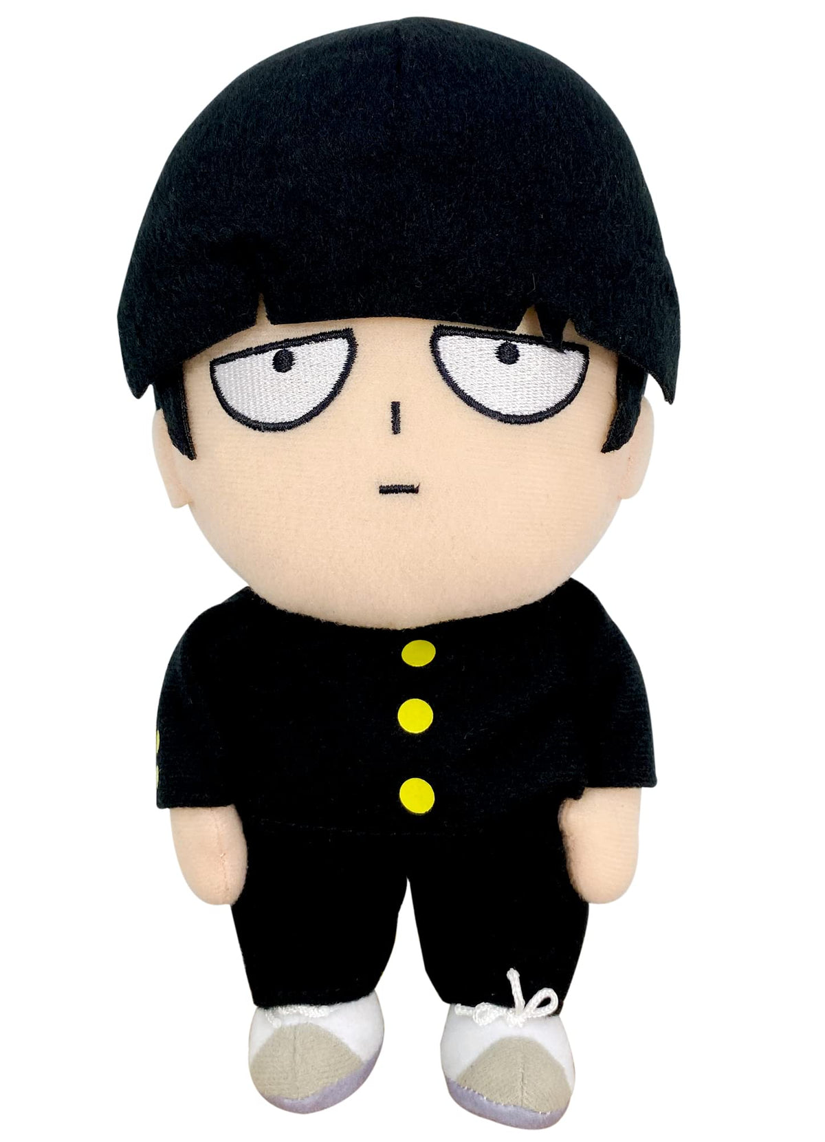 Mob Psycho 100 Mob Plush front view, soft and cuddly collectible