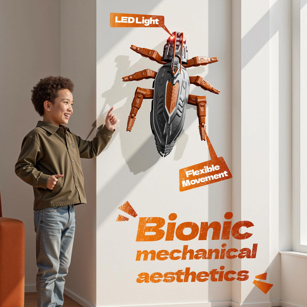 MOBI ONE ceiling-climb action prompts energetic play.