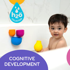 MÖBI Mobi Oomplz silicone baby toys offer safe bath time fun and durability.