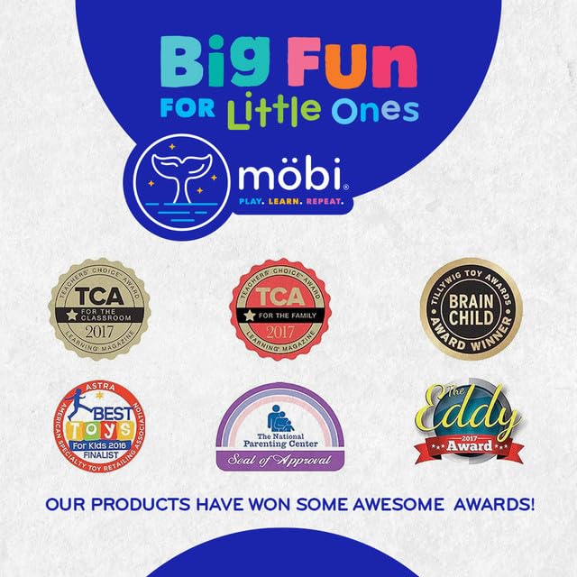 MÖBI Wooshlz fits little hands for easy gripping and shaking.