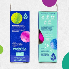 MÖBI Wooshlz BPA-free silicone design with sealed construction for easy cleaning.