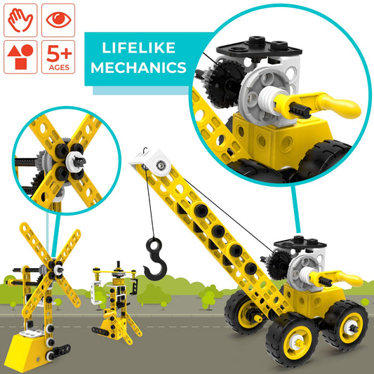 MOBIUS Toys 109-parts set offers versatile pieces for creative construction