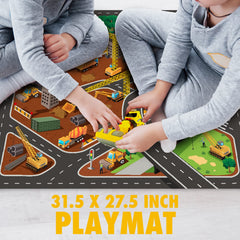 MOBIUS Toys cement mixer truck model enhances spatial thinking and planning.