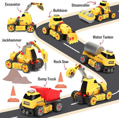 MOBIUS Toys excavator building kit encourages budding engineers during playtime.