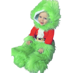 MOBJVIY kids wearing the monster-costume during family photos