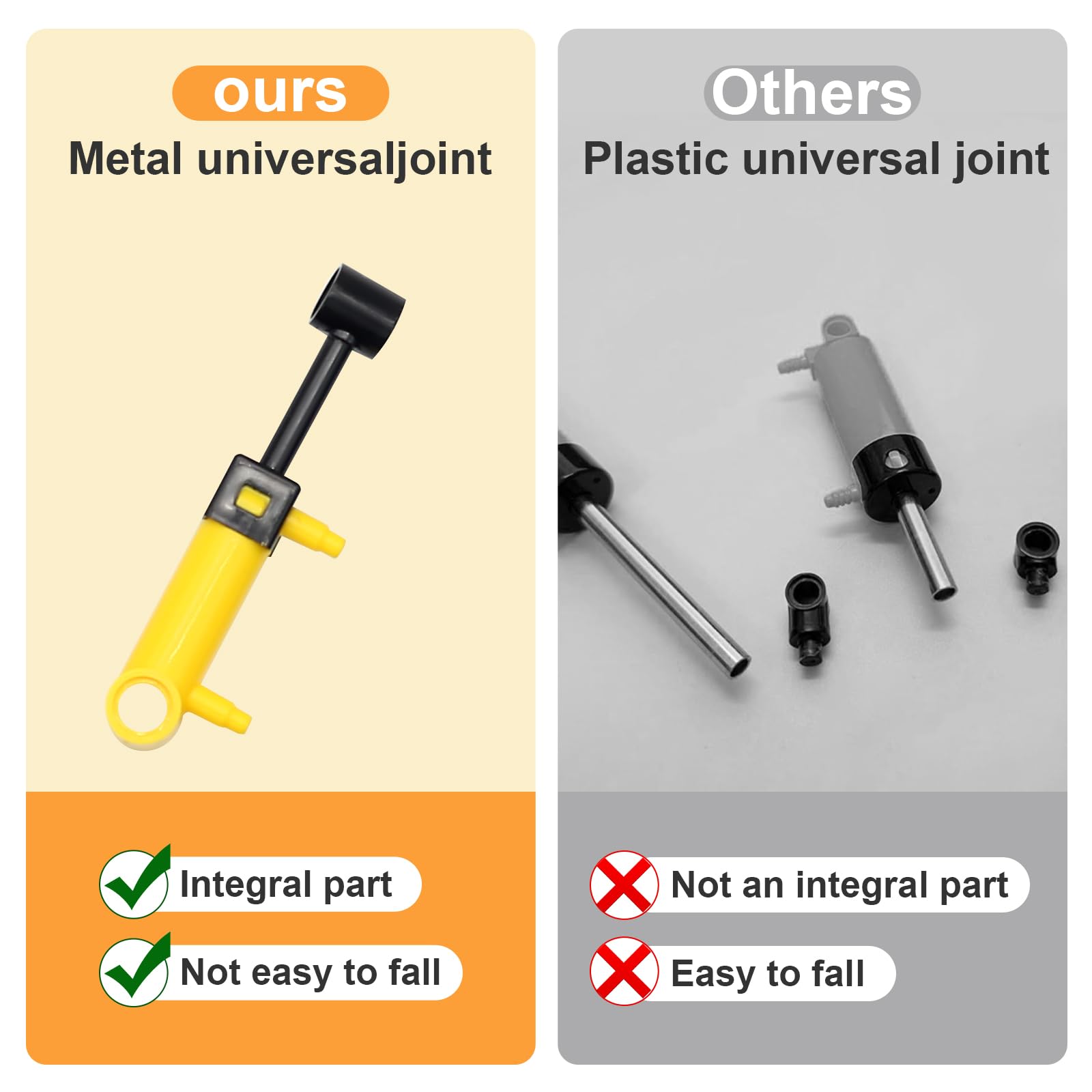 MOCBROPCS alloy joints and T-connectors enable high-torque, flexible setups.