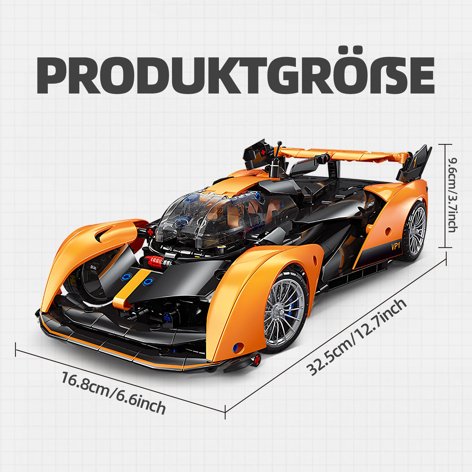 Solus GT side view with cockpit open for dynamic play