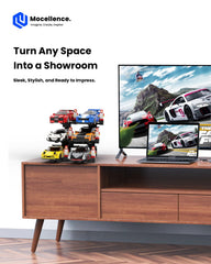 Mocellence assembly kit pieces shown for easy setup and customization
