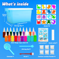 Mocoosy 16 molds for underwater creature crafts and imaginative storytelling.