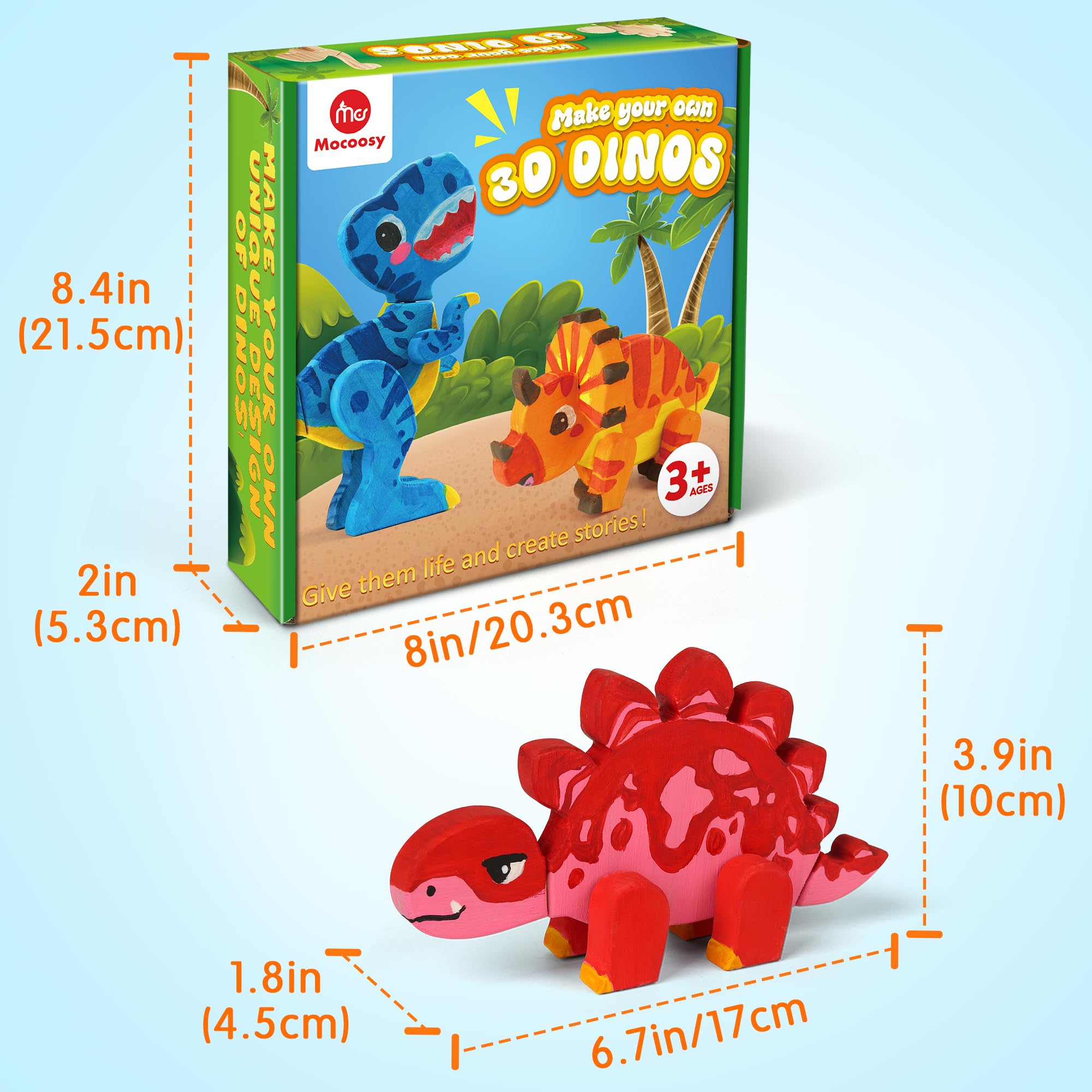 Mocoosy dinosaur kit storage bag helps keep pieces organized