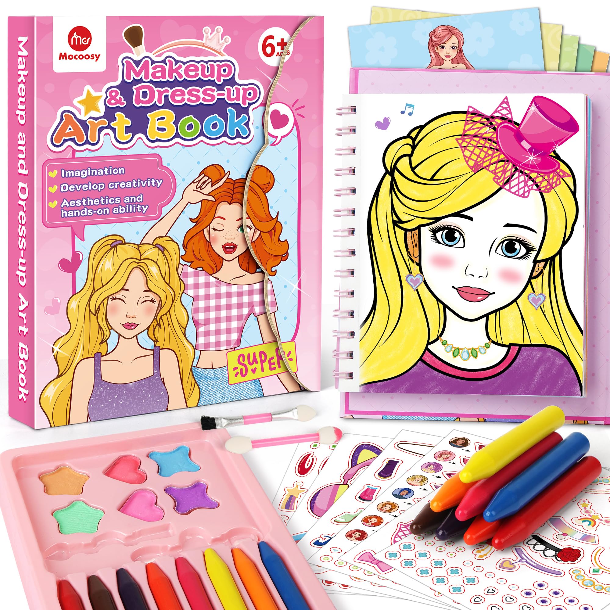 Mocoosy makeup craft kit cover shows portable design for on-the-go creativity.