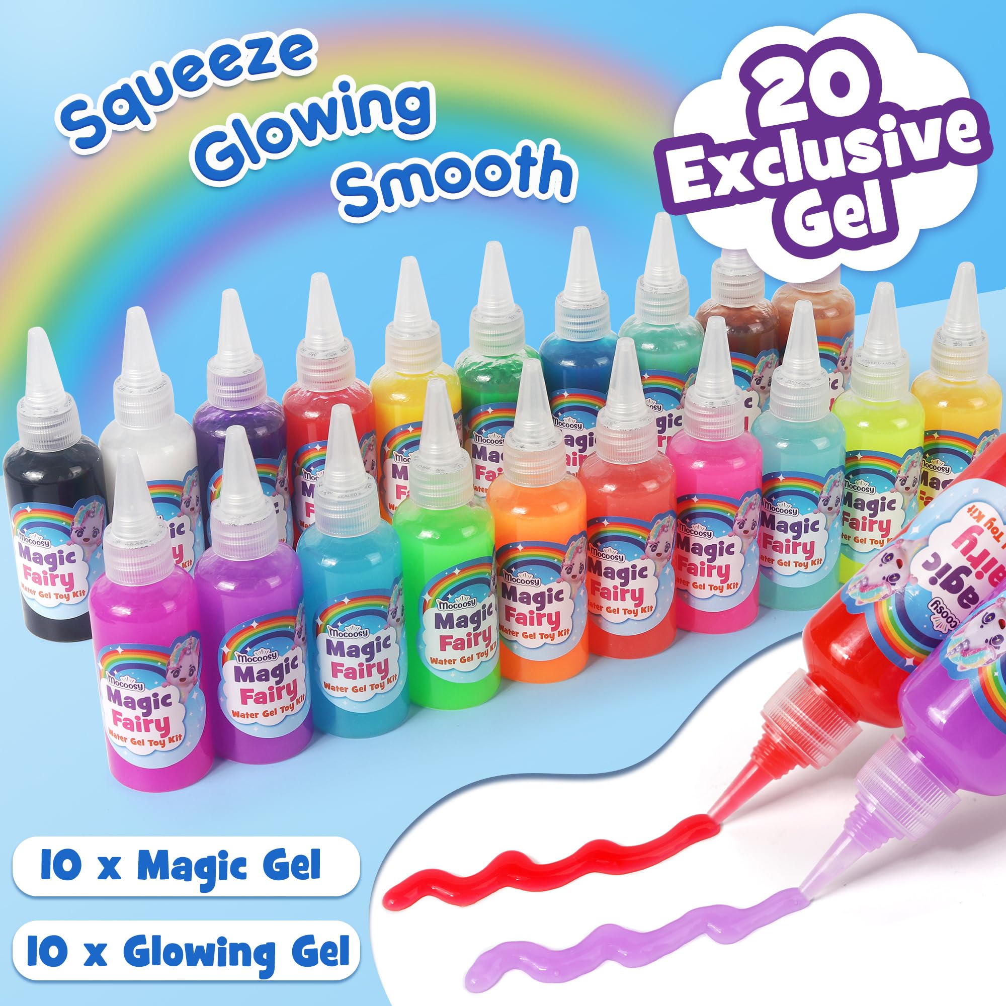 Mocoosy sculpting tools including colander, brush, and stirring stick for precision crafts