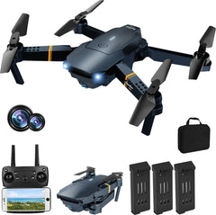 MOCVOO foldable drone highlights compact design for easy travel.