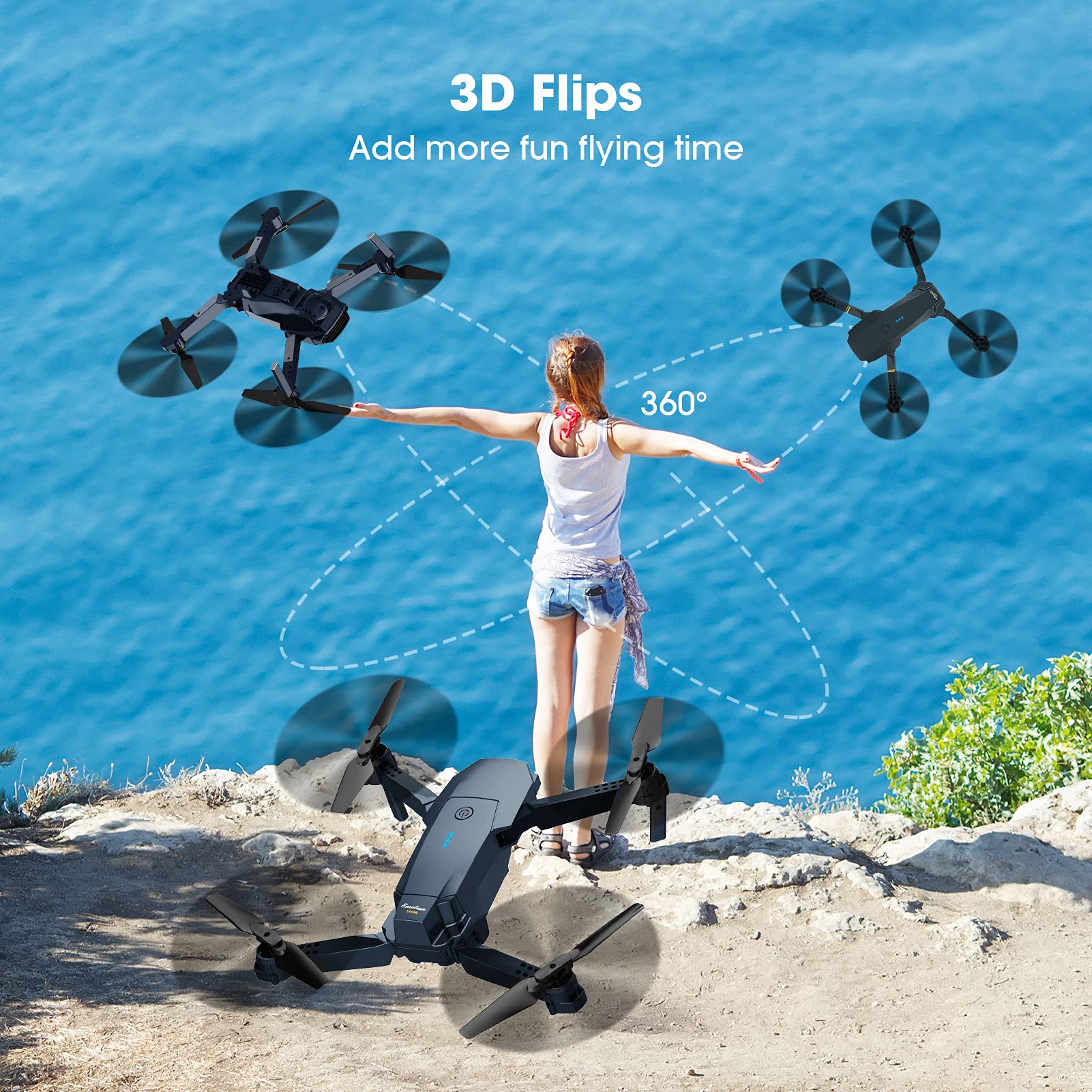 MOCVOO gesture control selfie mode enables effortless self-portraits.