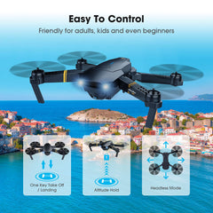 MOCVOO drone with real-time WiFi FPV transmission for live viewing.