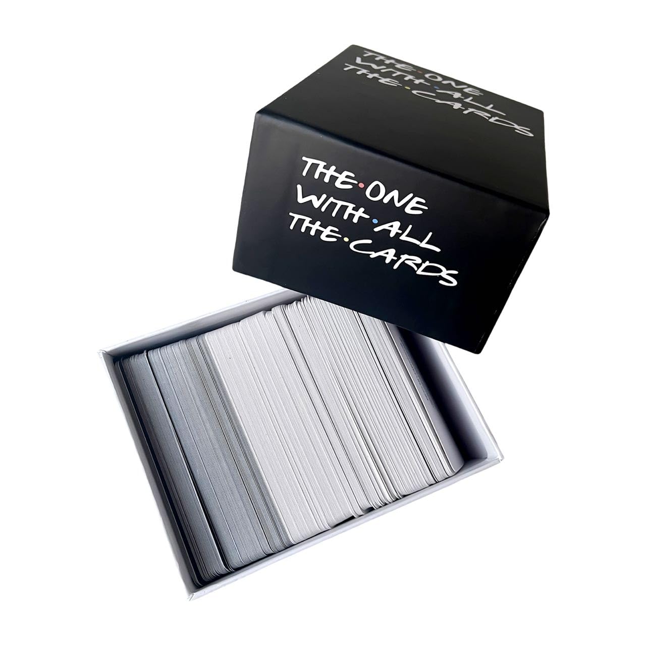 modekyo Friends Card Game white cards spark hilarious pairings.
