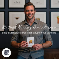 Modern Day Art watercolor cocktail illustrations showcase vibrant drink concepts