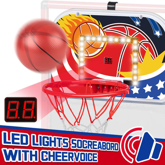 MOEAWS arcade basketball with adjustable height for growing players
