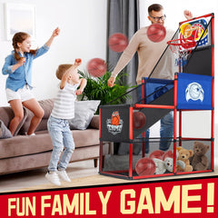 MOEAWS basketball arcade game usable indoors and outdoors for versatile play