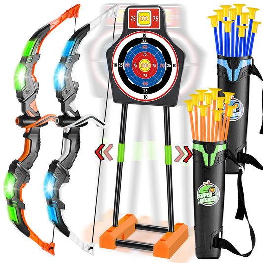 MOEAWS bow and arrow set ready for kids' indoor and outdoor play