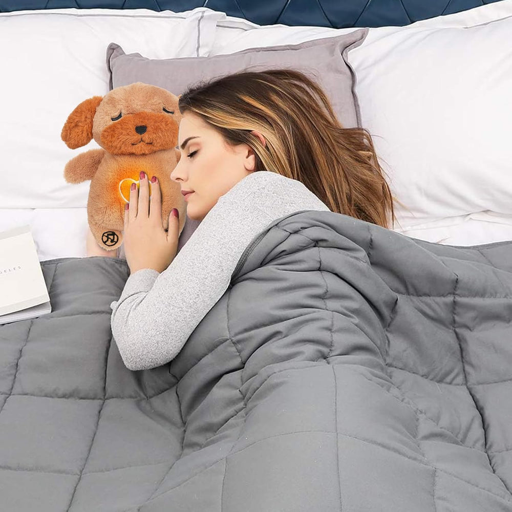 MOFUSAN battery-operated dog plush offers a compact, cord-free presence