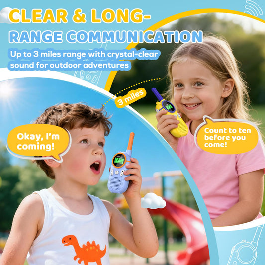 MOICO walkie talkie with eco-friendly materials for safe kids' play