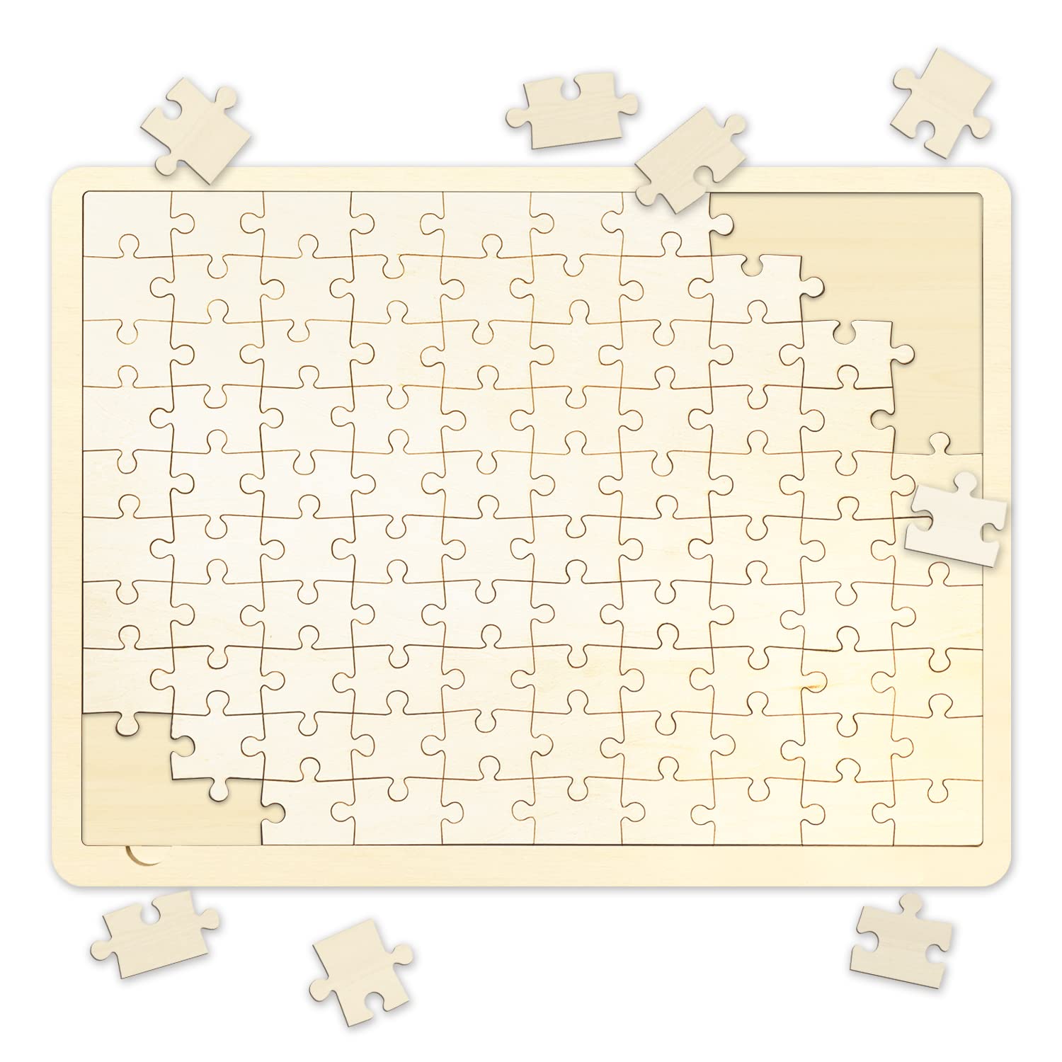 MoinKidz assembled puzzle laid flat on table showcasing final artwork.