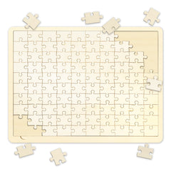 MoinKidz assembled puzzle laid flat on table showcasing final artwork.
