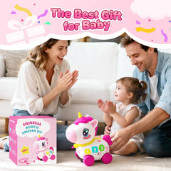 MOISTAR gift-ready musical unicorn toy for birthdays or holidays.