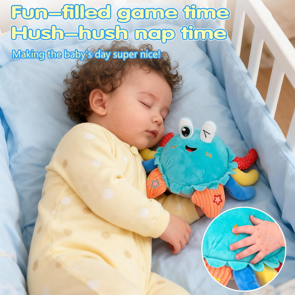 MOISTAR safe plush materials invite cuddling and gentle play sessions.