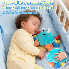 MOISTAR safe plush materials invite cuddling and gentle play sessions.