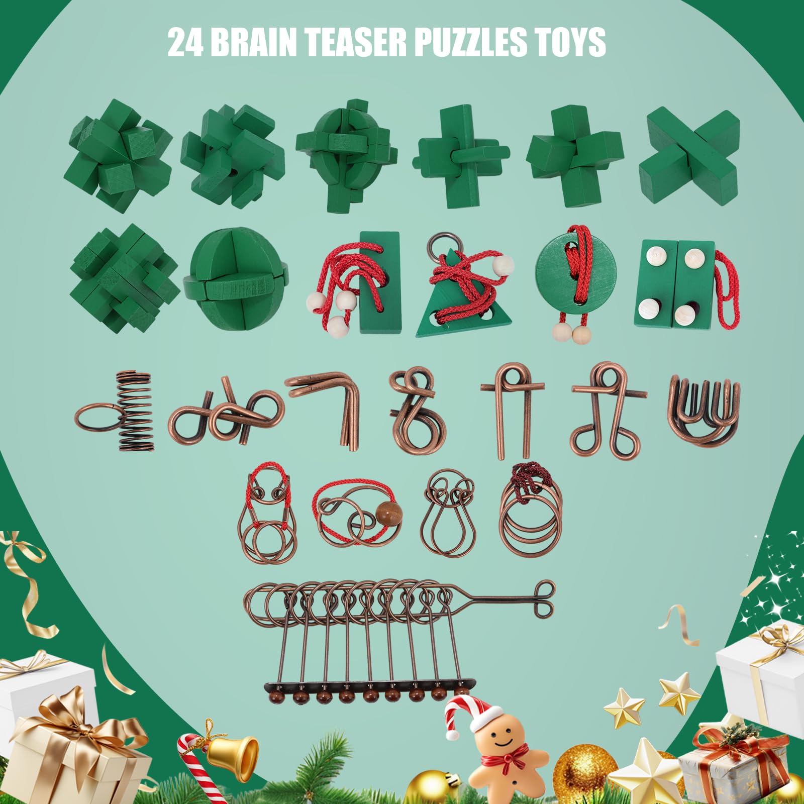 Mojimky durable steel and wood puzzle, safe design for long-lasting play