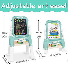 Mojitodon double-sided magnetic easel for painting and practice
