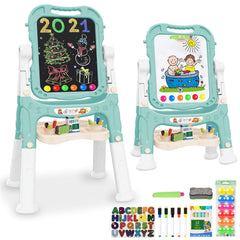 Mojitodon 360-degree rotation easel for versatile kids' art at home or outdoors