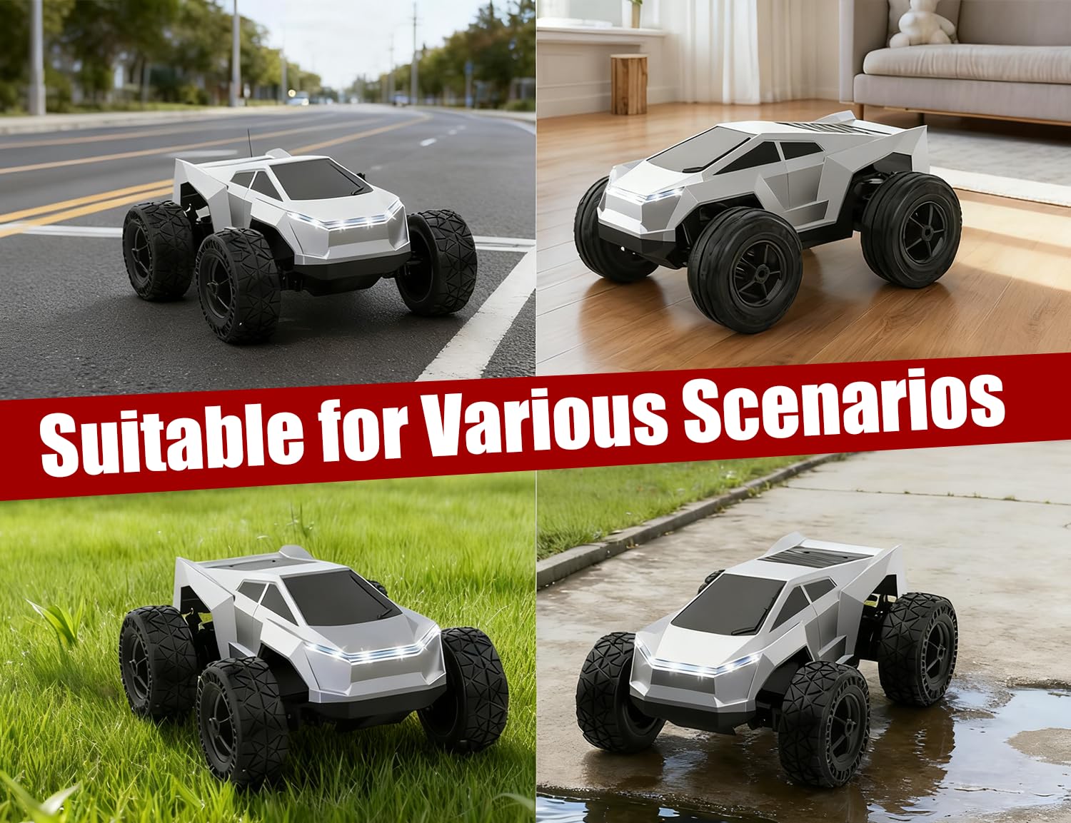 MoKasi Cybertruck RC remote 2.4GHz for smooth racing