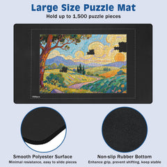 MoKo 46x26 Puzzle Saver works with 300 to 1500-piece puzzles