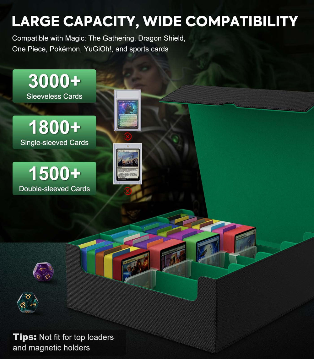 MoKo magnetic closure secures cards during shipping and handling