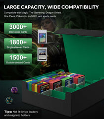 MoKo magnetic closure secures cards during shipping and handling