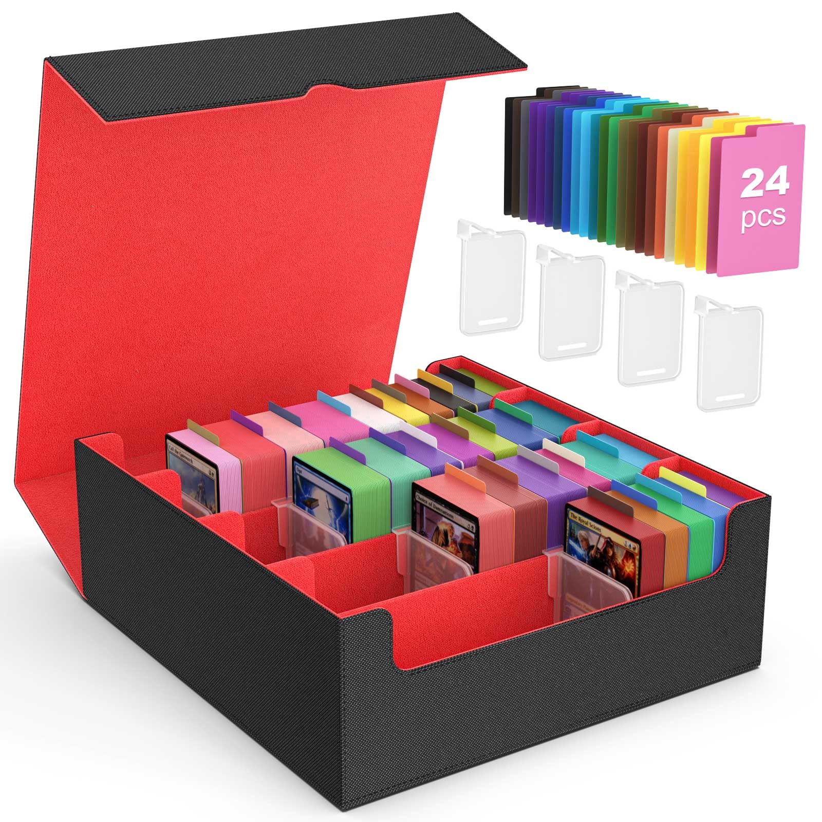 MoKo trading card storage box with 3000+ capacity for organized collections.