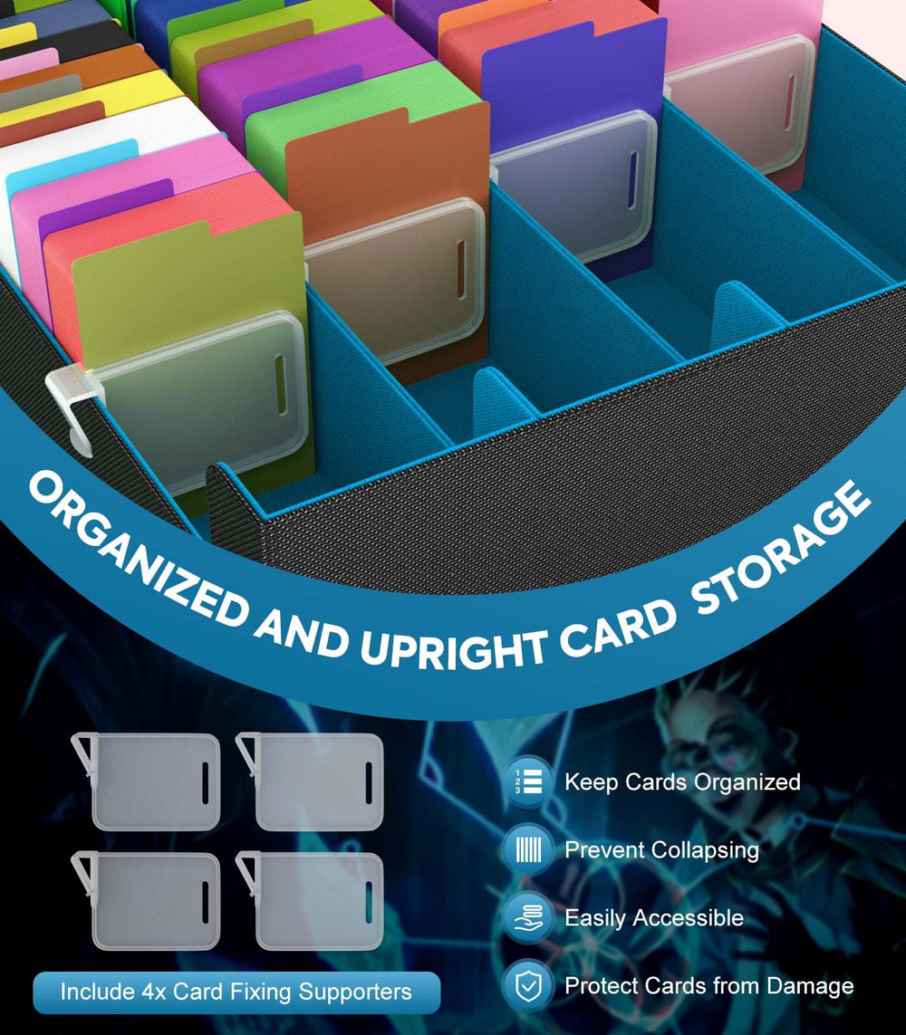 MoKo box with card supporters demonstrates sturdy upright support during transit.