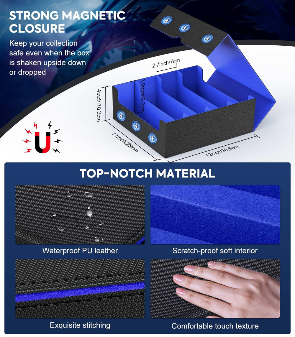 MoKo PU leather shell offers waterproof, scratch-resistant protection for valuable decks