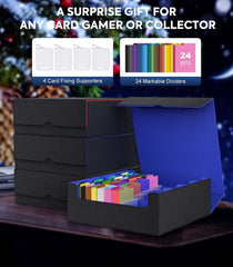 MoKo storage box fits standard card sizes up to 2.7 x 3.8 inches