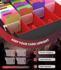 MoKo magnetic closure keeps cards secure during transport.