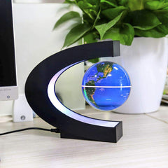 MOKOQI levitating globe with blue LED lights for ambience